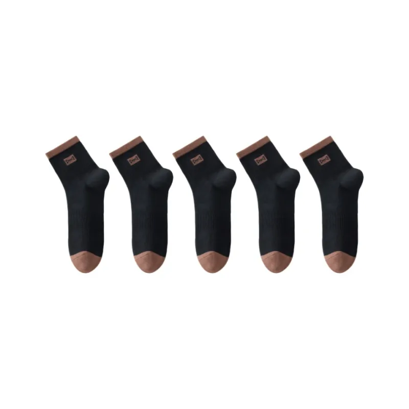 MIIOW Trend Party Series Mid Calf Socks Unisex 5 Pack-13