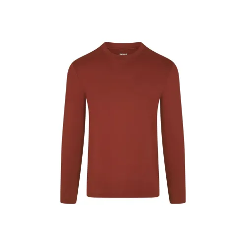 SKIMS OUTDOOR JERSEY MENS LONG SLEEVE T-SHIRT T-Shirt Men RUSTy Red
