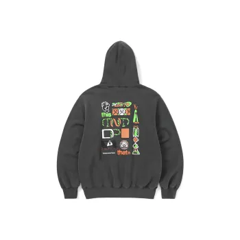 Thisisneverthat × SN Co-branded Series Sweatshirts Unisex Dark Gray