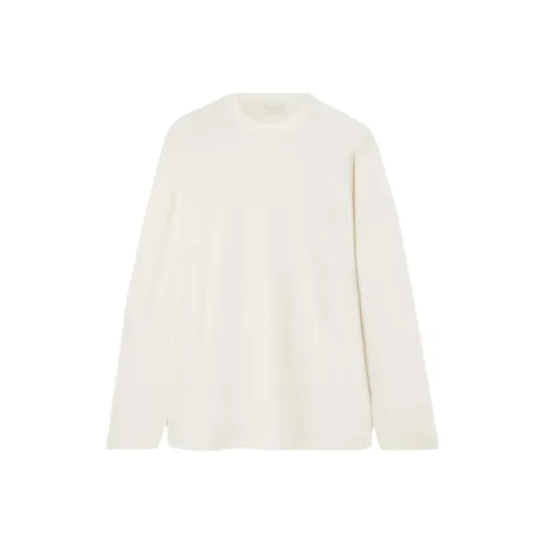 SKIMS Boyfriend Stretch-modal And Cotton-blend Jersey T-Shirt Unisex Ecru