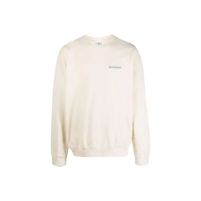 SPORTY & RICH New Health Crew neck Sweatshirt-0