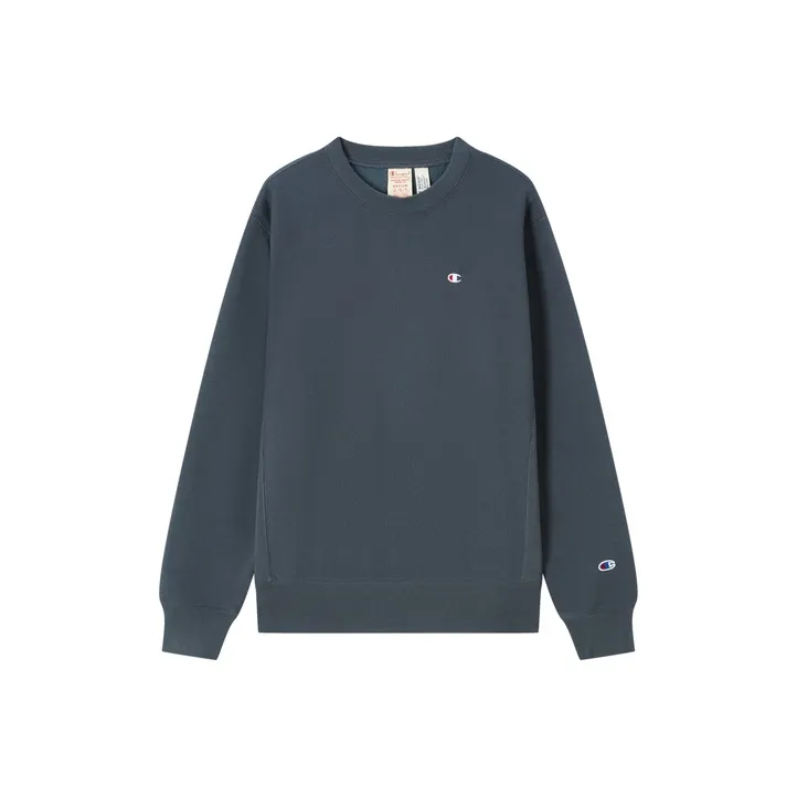 Champion Logo Embroidered Crewneck Sweatshirt-4