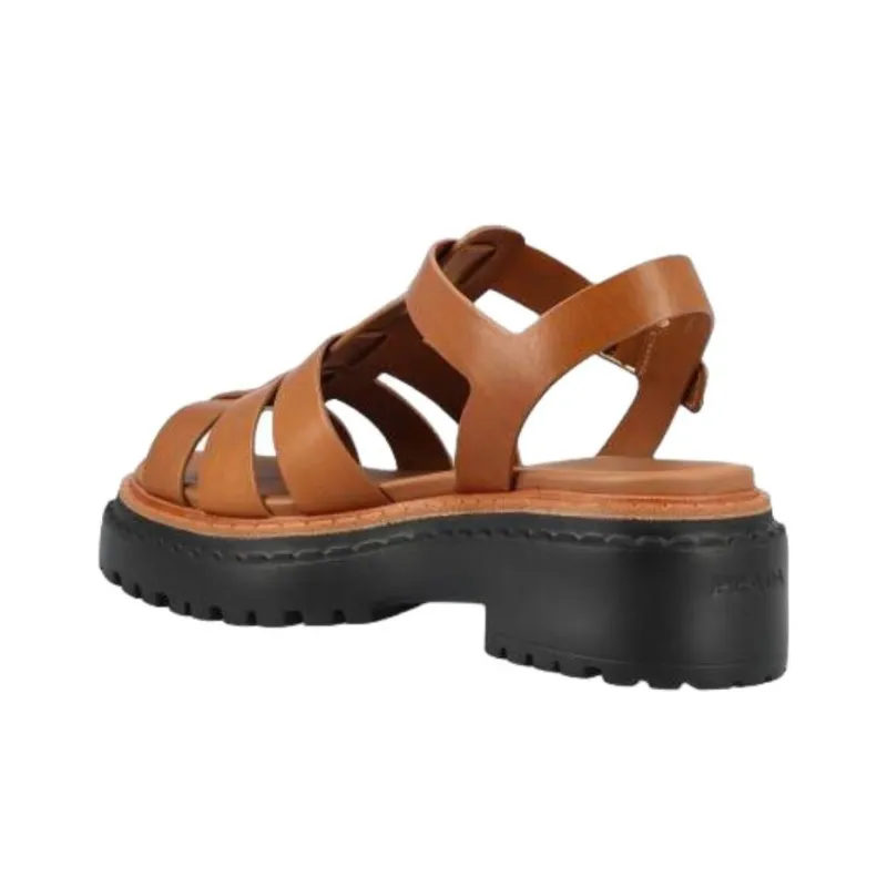 PRADA Roman Sandals Women's Brown-3