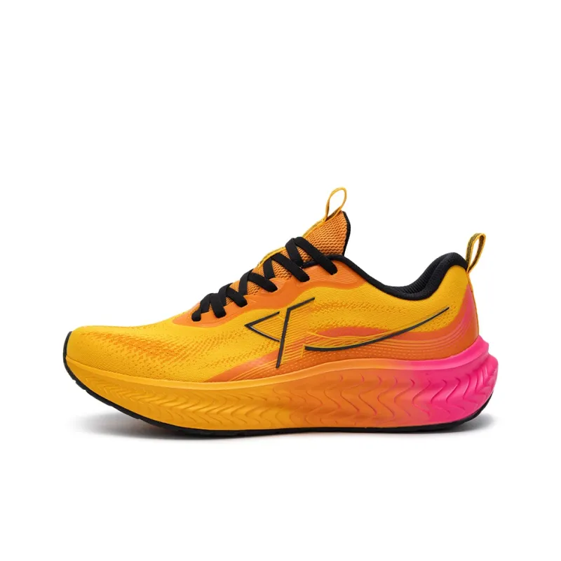XTEP Slip Resistant, Abrasion Resistant, Breathable Low Top Casual Running Shoes Men's Orange Yellow-0