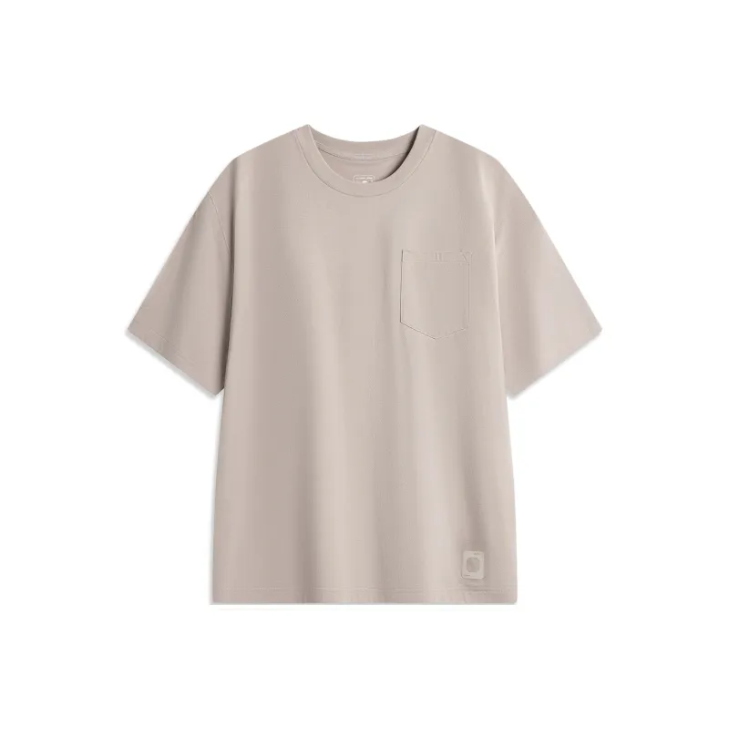 LiNing China Color Collection T Shirt Unisex Halfway Through The Autumn-0