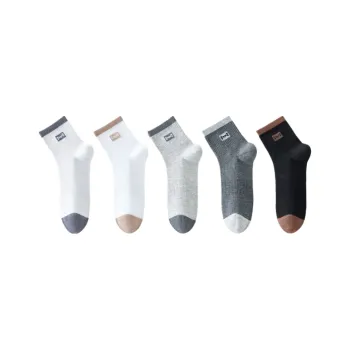 MIIOW Trend Party Series Mid Calf Socks Unisex 5 Pack