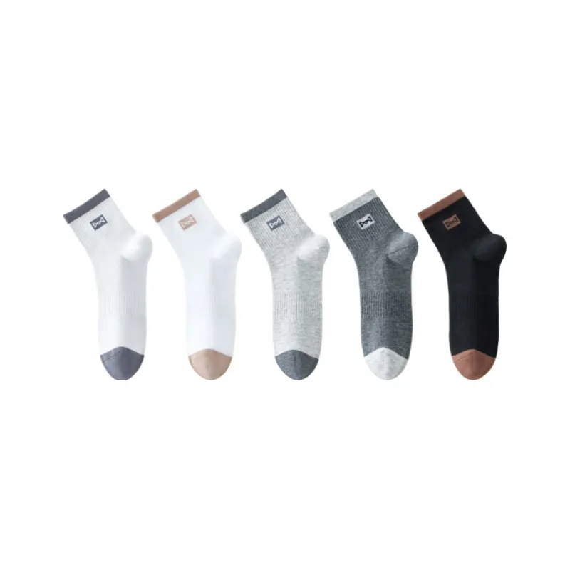 MIIOW Trend Party Series Mid Calf Socks Unisex 5 Pack-0