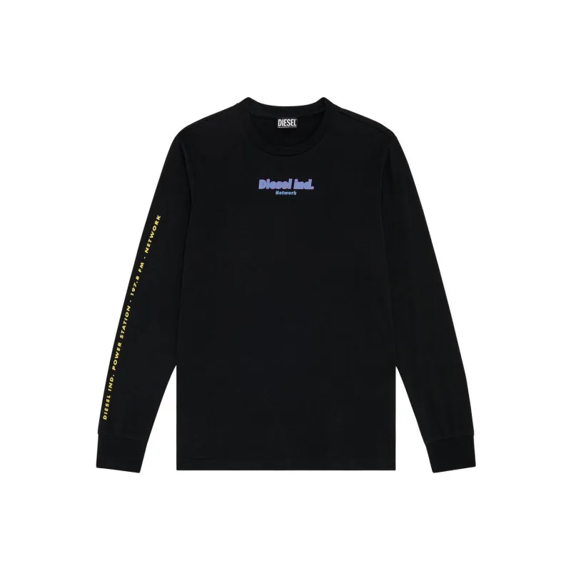 DIESEL Sweatshirts Men Black-0