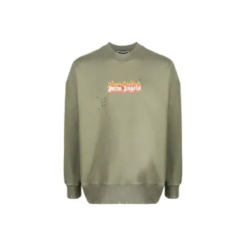 PALM ANGELS Burning Logo Sweatshirt