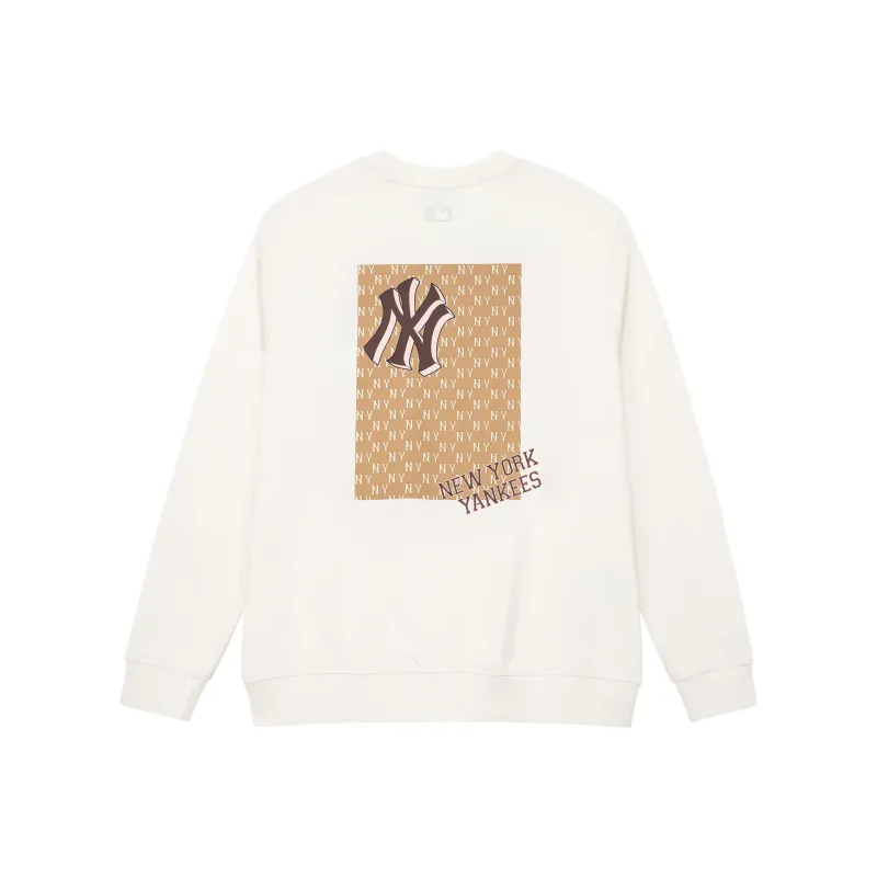 MLB New York Yankees Sweatshirts Unisex White-0