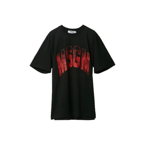 MSGM T Shirts Men Black
