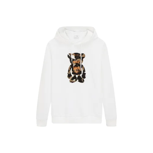 Erke Battery Panda Series Sweatshirt Men's True White