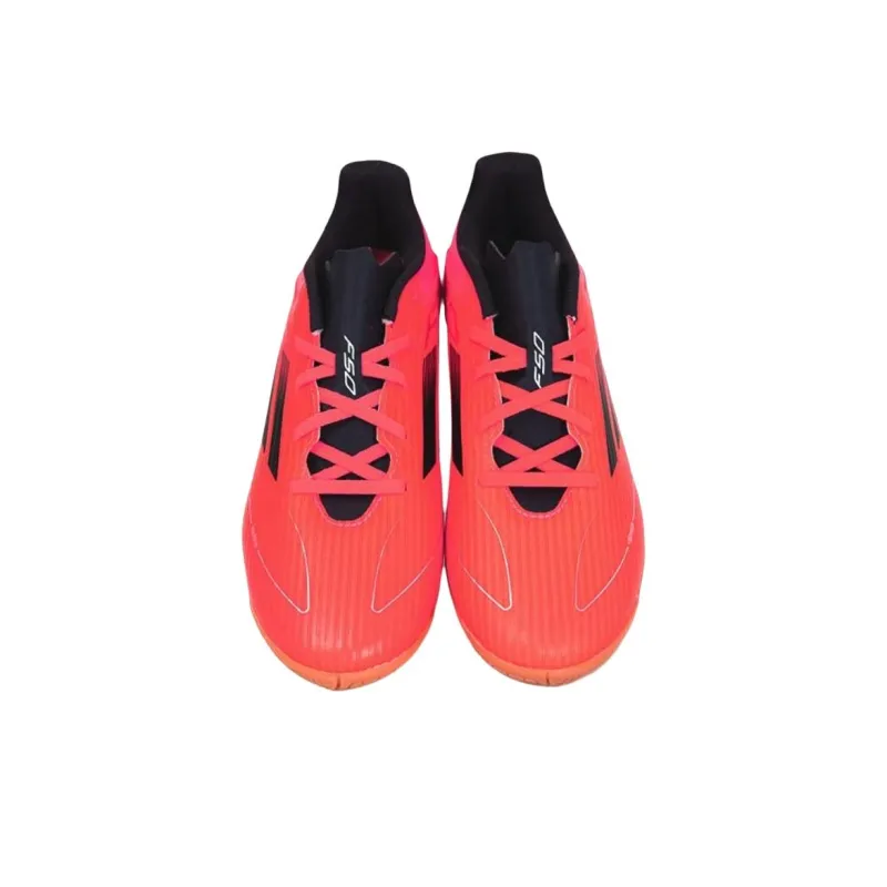 Adidas F50 CLUB Indoor Anti Slip Wear Resistant Soccer Shoes Men's Red-2