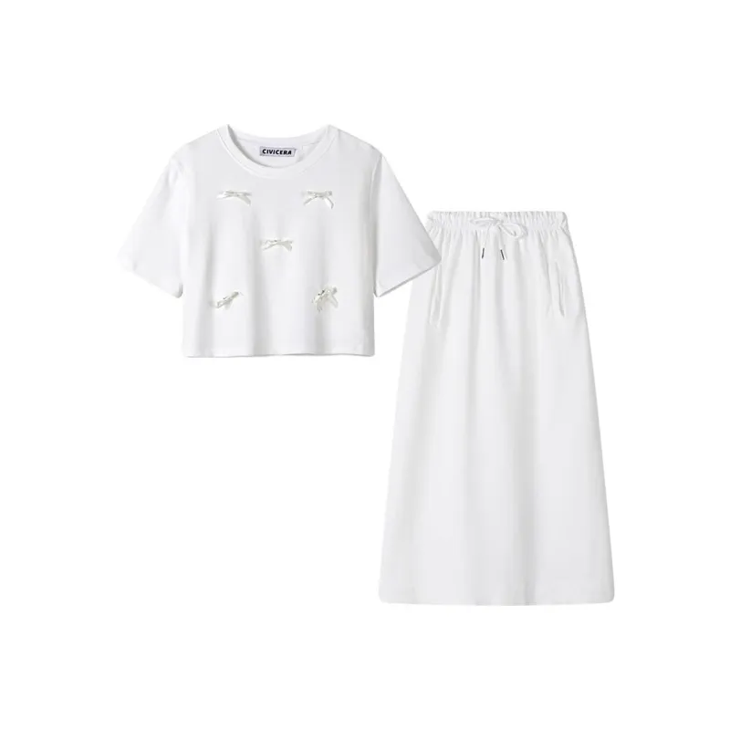 CIVICERA Two Piece Skirt Sets Women's-9
