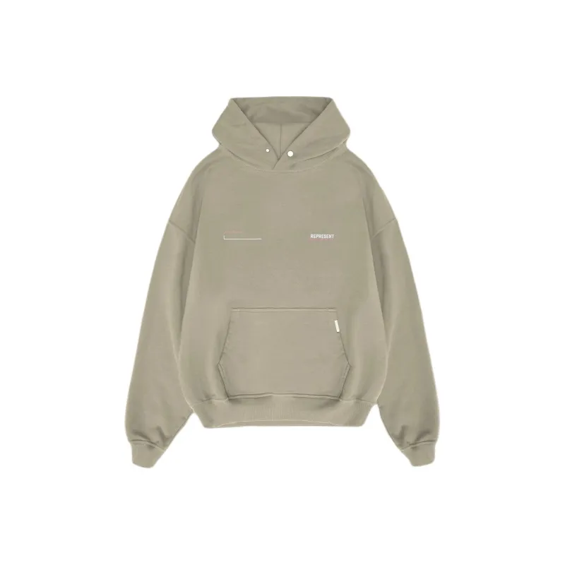 REPRESENT Patron Of The Club Hoodie Sweatshirt Men's Khaki-0