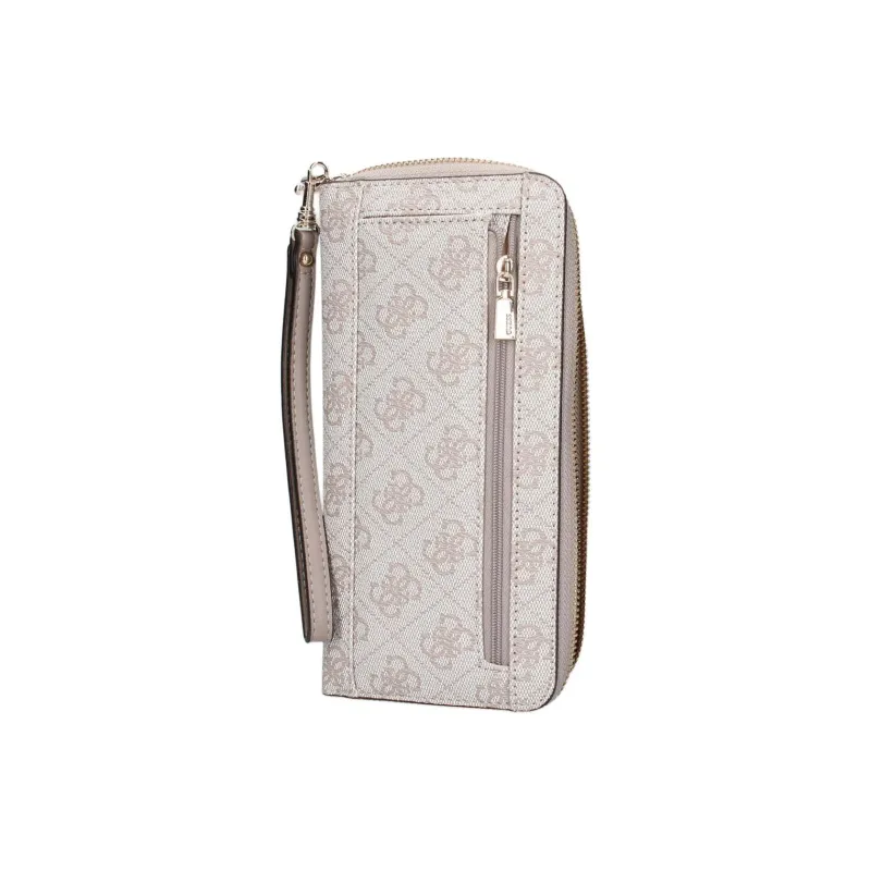 GUESS Artificial Leather Wallet Trumpets Women's Beige-2