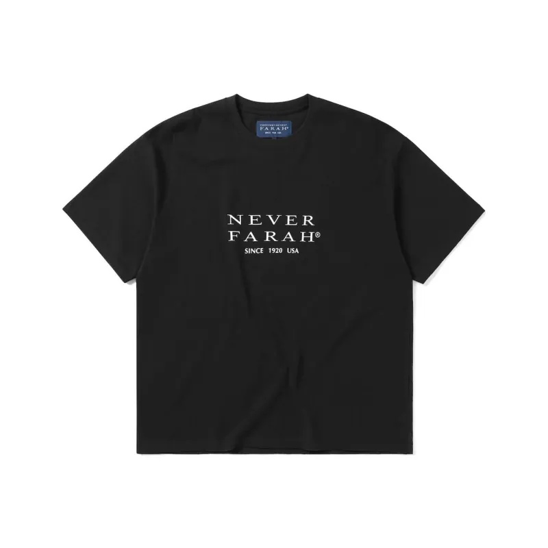 Thisisneverthat x FARAH T-Shirt Unisex Black-0