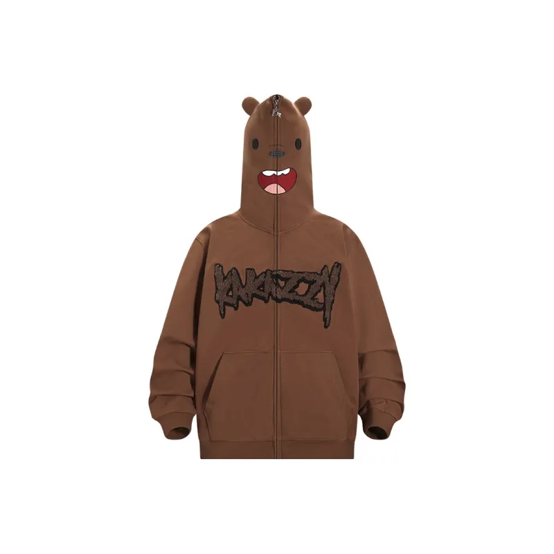 KAKAZZY Sweatshirt Unisex Brown-0