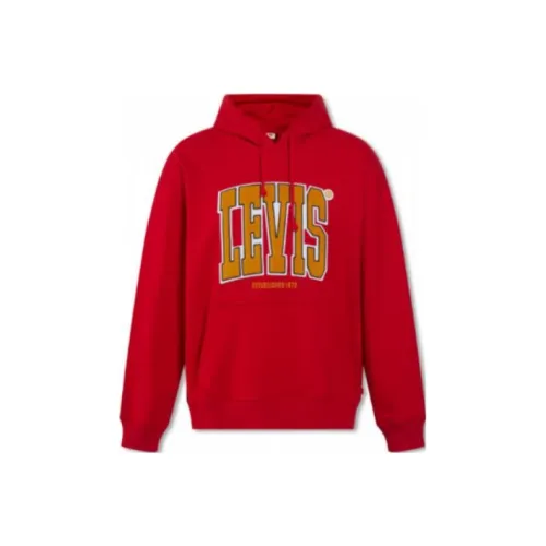Levis Sweatshirts Men Red