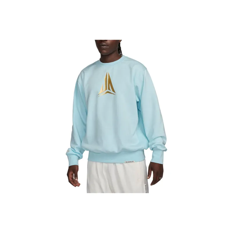 Nike Dri-FIT Crew-Neck Basketball Top Sweatshirt Men's Blue-0