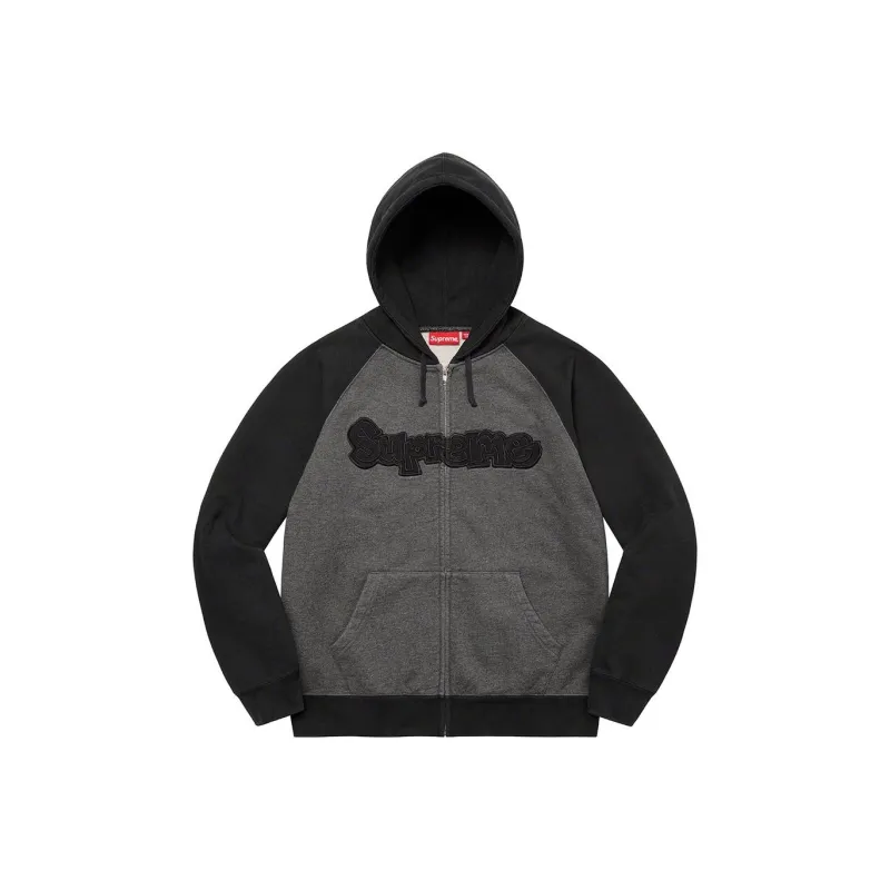 Supreme Gonz Appliqué Zip Up Hooded Sweatshirt-0