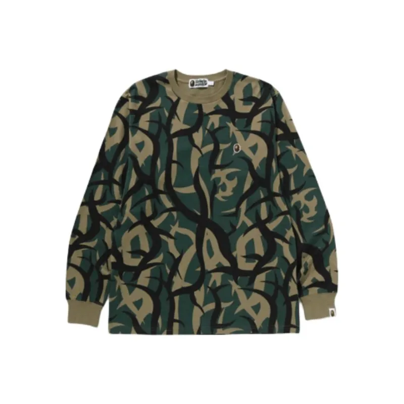 Bape Trial Camo One Point L/S Tee-0