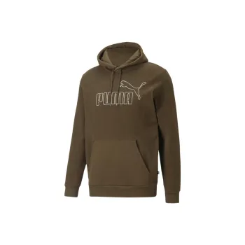 PUMA Essentialshoodie Sweatshirt Men's Dark Olive