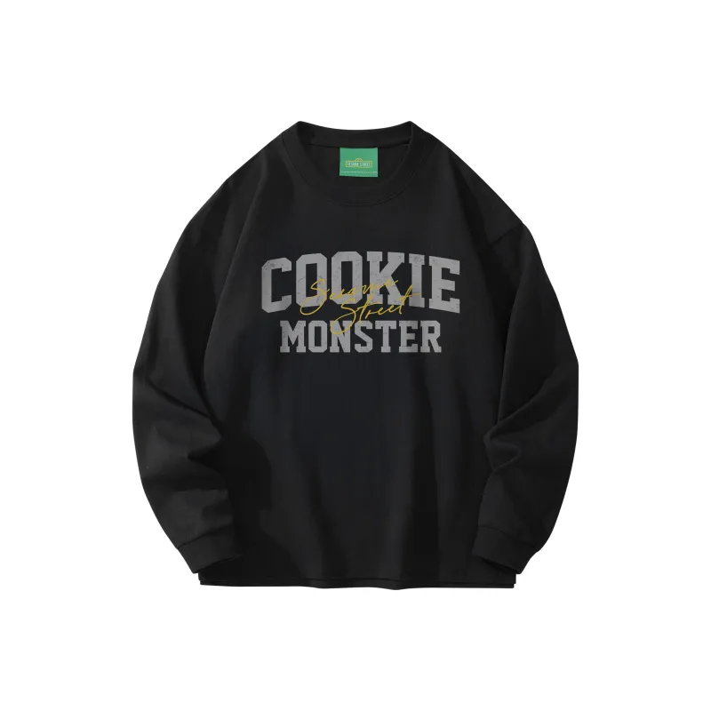SESAME STREET Long Sleeved T Shirts Unisex-0
