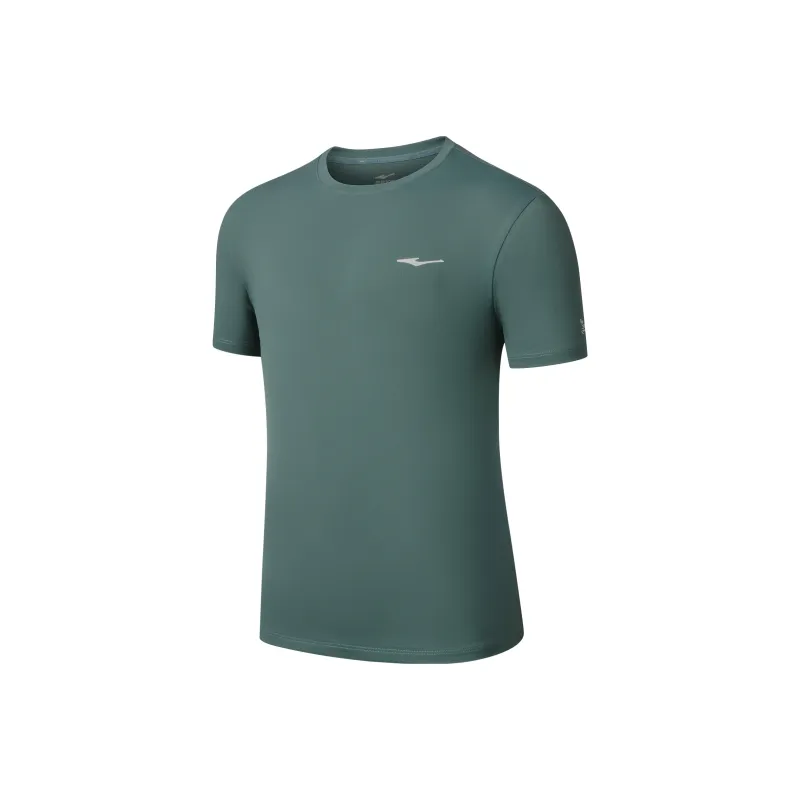 Erke T Shirt Men's Stone Yu Blue-0