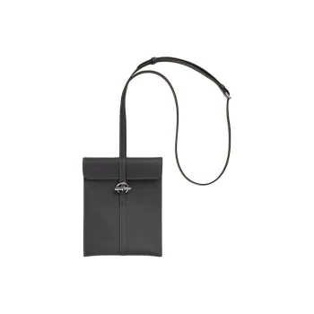 HERMES Swift Calfskin Handheld Crossbody Bag, Shoulder Bag Women's 85 Ardoise Slate Gray