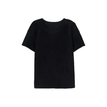 Homme Plissé ISSEY MIYAKE Plissé effect T shirt