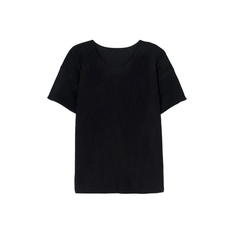 Homme Plissé ISSEY MIYAKE Plissé effect T shirt-0