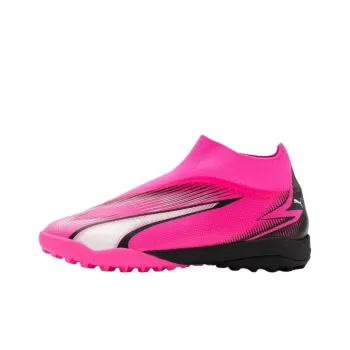 PUMA Ultra Match TT Rubber Broken Studs Anti Slip Wear Resistant Soccer Shoes Men's Pink