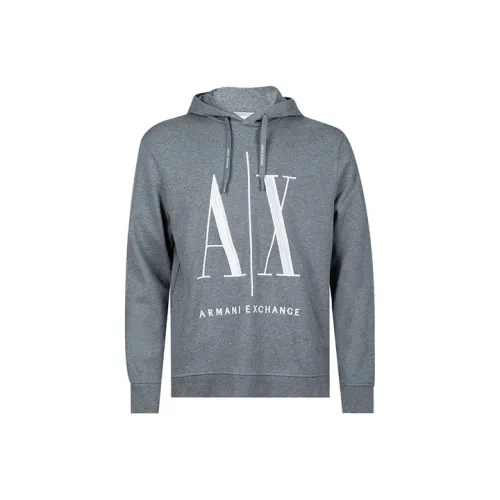 ARMANI EXCHANGE Logo print Pullover Hoodie