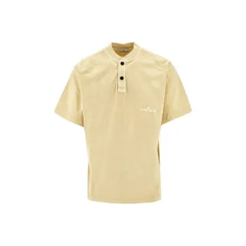 STONE ISLAND T Shirt Men's Light Yellow