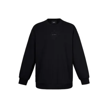 YLDP Sweatshirts Unisex Black