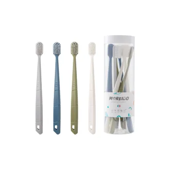 XIAONIULIXIANJI Supermarket Same Style Toothbrush Soft Bristles Pack Of 8 Thin Brush Heads