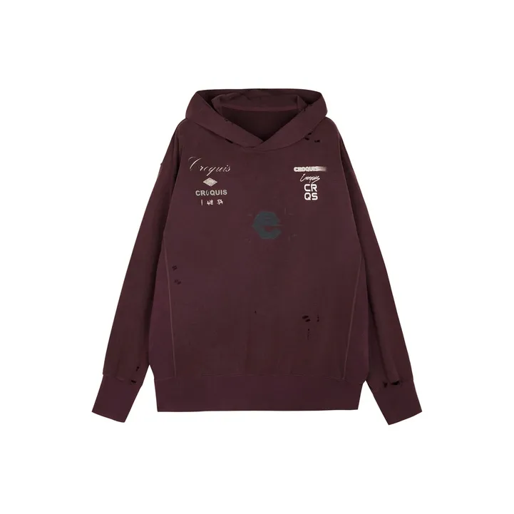 CROQUIS Sweatshirt Unisex Sauce Red-0