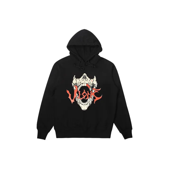 VLONE Skull Series Sweatshirts Unisex Black-0