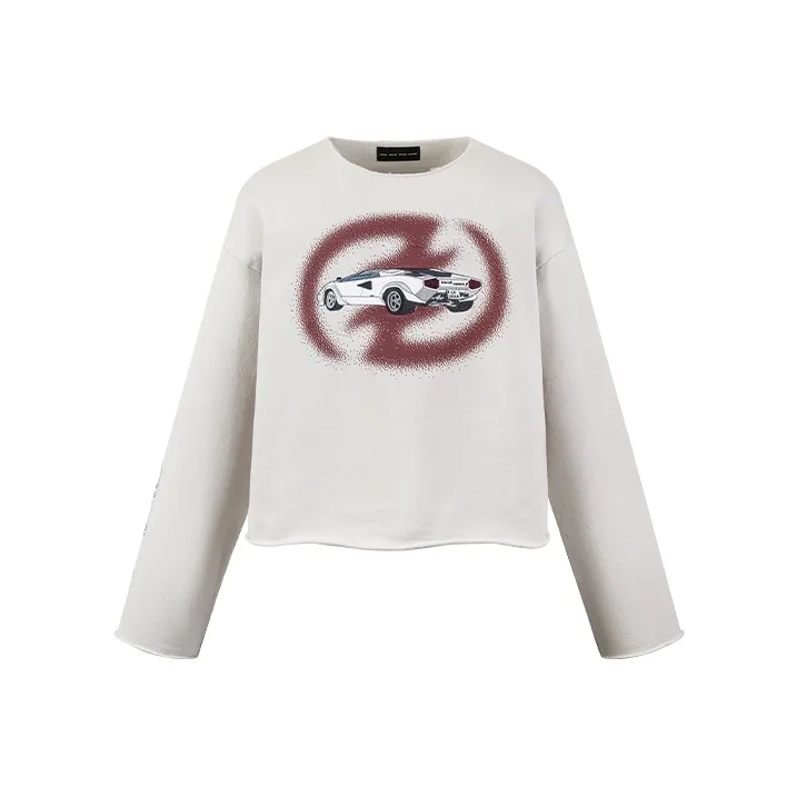 Createexploreexpandconquer Racing Car-print Sweatshirt-0
