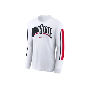 Nike Ohio State Buckeyes Local Spirit Slogan Men's Nike College Long Sleeve T Shirt