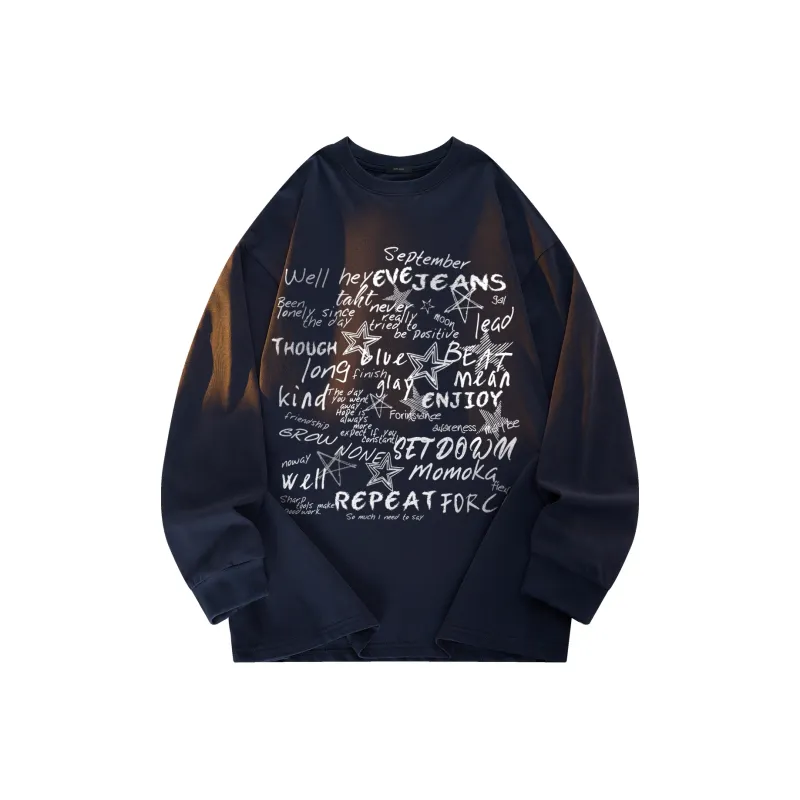 Yiwen Long Sleeved T Shirts Unisex-4