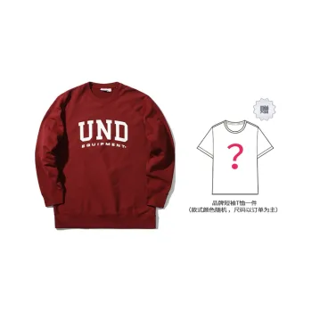 UNDEFEATED Sweatshirts Unisex Deep Red Short Sleeved Size As Per Order
