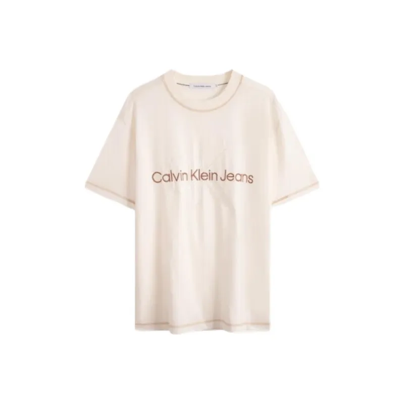 CALVIN KLEIN T Shirt Men Cow Ivory-0
