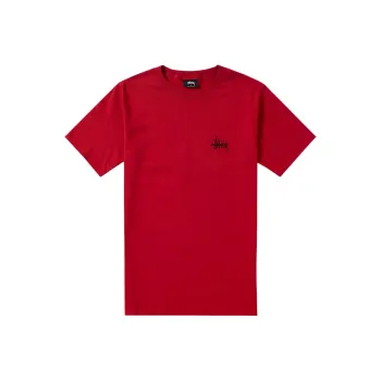 Stussy T Shirts Men Deep Red