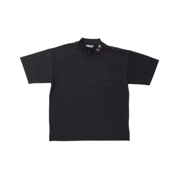 DESCENTE Munsingwear Penguin By CLUBHAUS MOCK NECK PULLOVER T-Shirt Men's