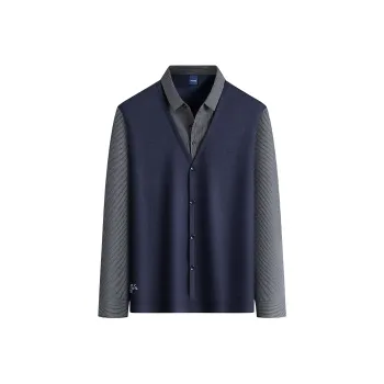 KAISER T Shirts Men Navy Blue