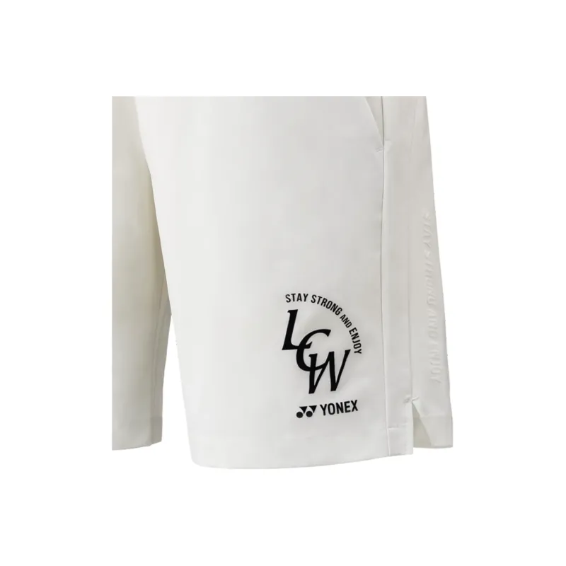 YONEX Li Zongwei Series Sports Shorts Unisex White-2