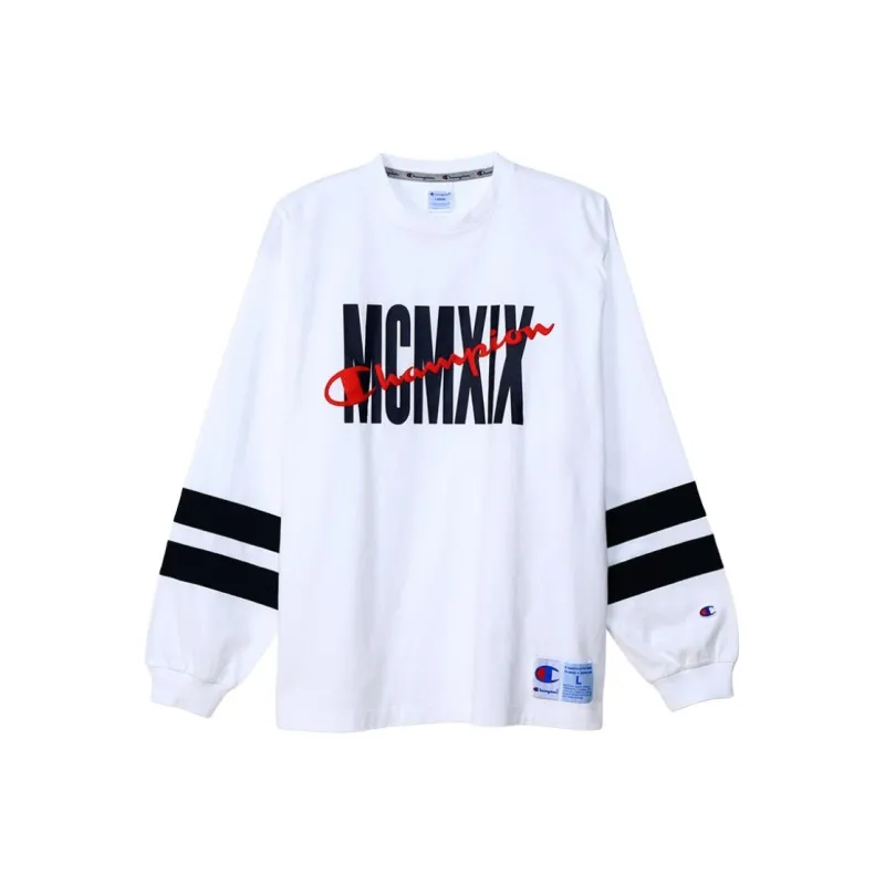 Champion T Shirts Unisex White-0