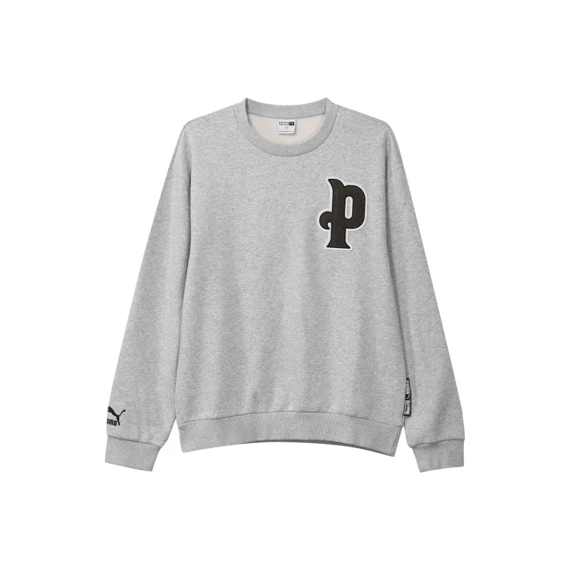 PUMA Comfortable Sweatshirts Men Gray-0